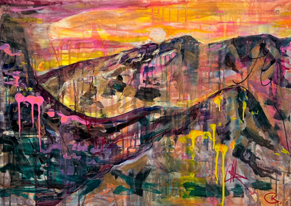 Landscape of Marbella Mountains