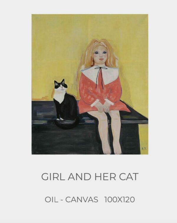 Girl and Her Cat