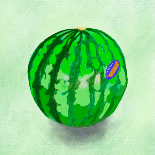 Series Title: Food for Thought Inspired by quotes from Japanese novelist Haruki Murakami. — Death, a Part of Life (Banana) — A Whole Hole (Doughnut) — Drink My Words (Whiskey) — A Slice of Analysis (Watermelon)
